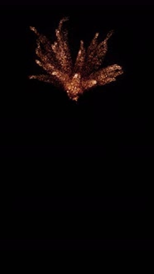 Quick Fiery Particle Burst Effect