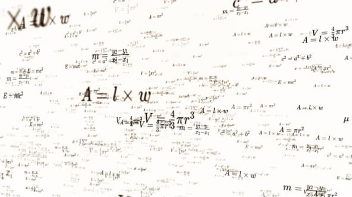 Math Formulas Background, Math Footage, Numbers, Backgrounds Motion ...