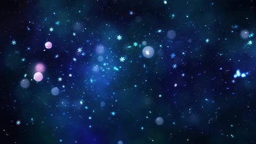 Weihnachtszauber Schnee- und Schneeflocken-Hintergrund 10