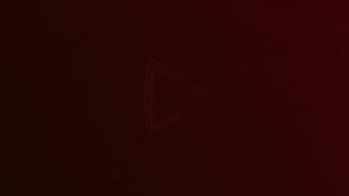 Canvas Collection: A red background with jumping triangle in the center and equalizer effect