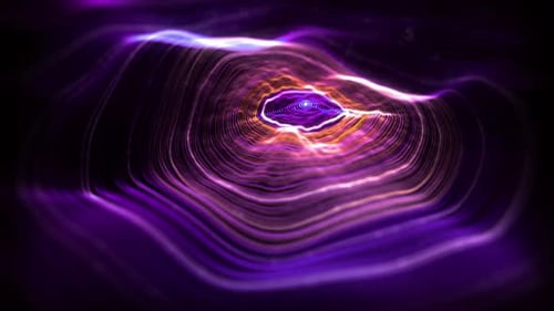 Colorful Particle Abstract Circle Animation V2