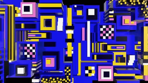 Fondo rectangular geométrico 2