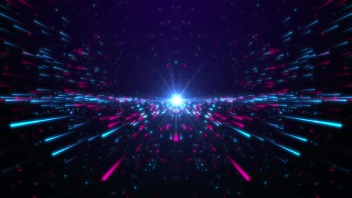 Neon Light Abstract Background 01828