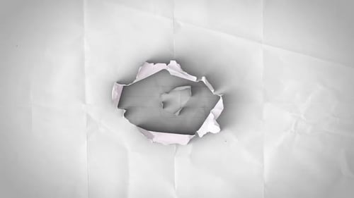 Realistic Paper Tear Transition Reveal