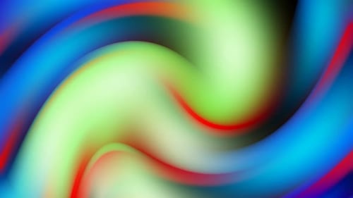 fondo líquido con brillo ondulado a rayas degradadas. animación abstracta de fondo de onda líquida brillante.458