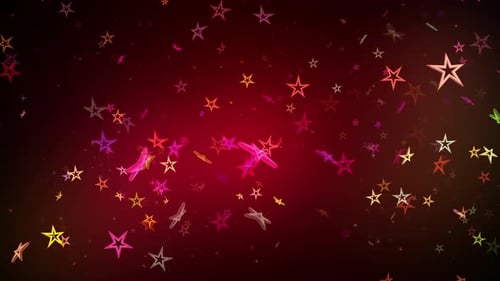 Colorful Christmas stars background