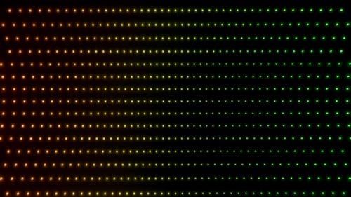 Looping background of colorful shining dots 3d render. Vj loop for use in night club, music