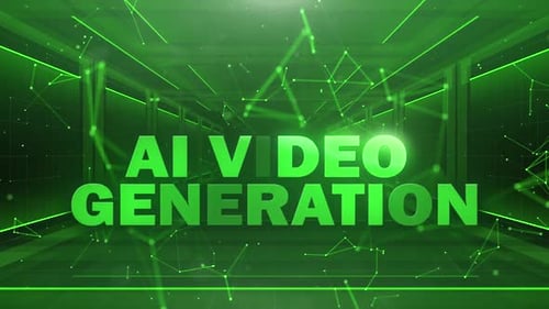 Ai Video Generation Ai Technology Digital Future Concept