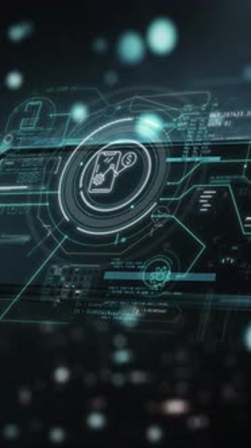 Animation About a Smartphone As a Control Center