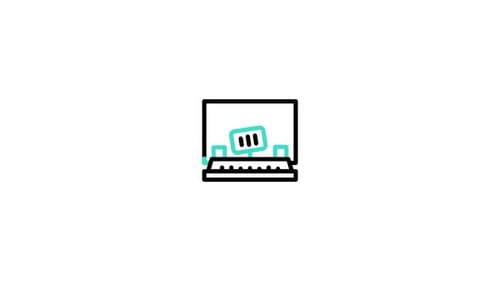 Minimalist Line Icons Animation for Business and Technology