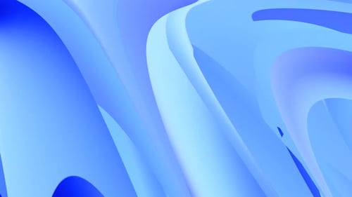 Abstract Fluid Blue Wave Background Animation