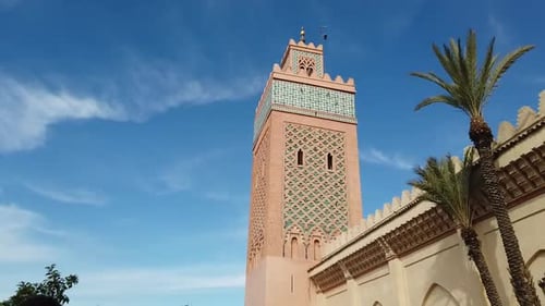 Mosque in the streets of Marrakesh