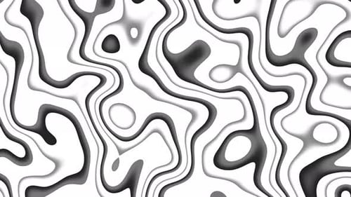Abstract White Trendy Liquid Background