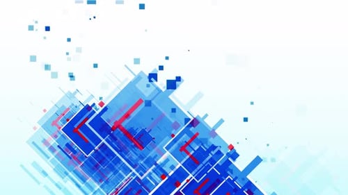 Technology Background Loop, Business Corporate Abstract 11