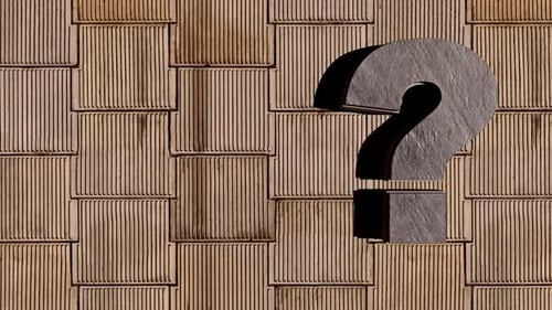 Concrete Question Mark