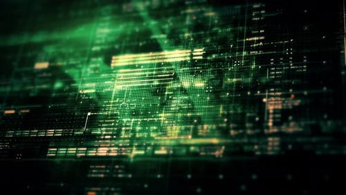 Immersive Datenmatrix-Anzeige, dynamische Informationsnetzsimulation 11