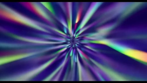Abstrakter bunter Strahlenhintergrund VJ Loop Psychedelic Motion