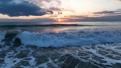 Dramatic Sea Sunset