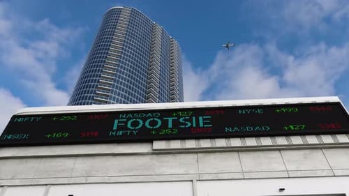 FOOTSIE Stock Market Board