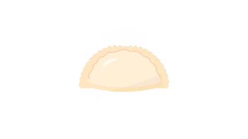 Animated 2D Food Icon with Bounce
