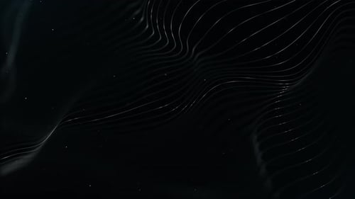 Abstract Wavy Lines Flowing Digital Background Animation