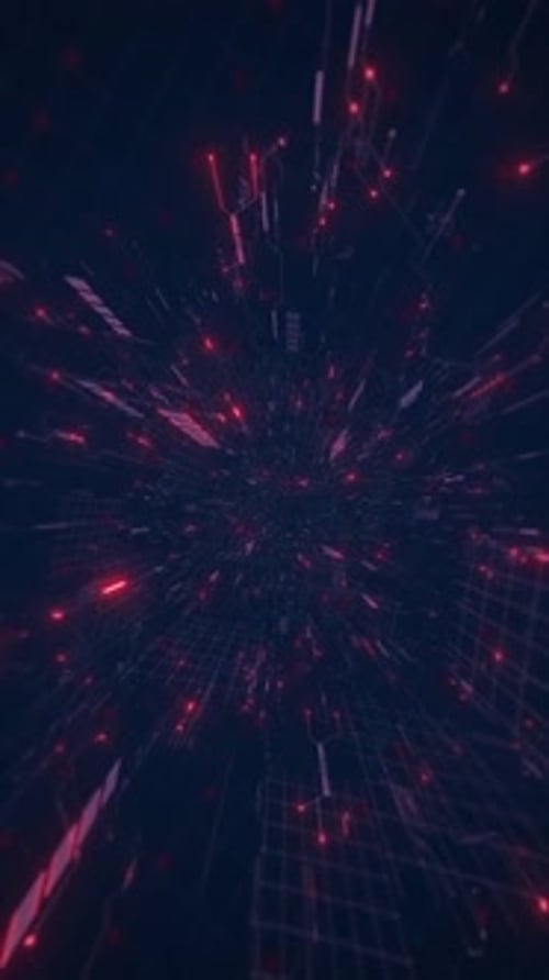Vertical Video Modern Digital Line Animation