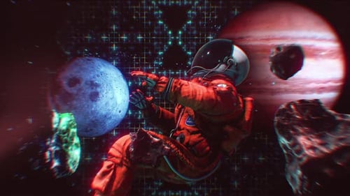 Astronaut Glitch Space Reveal