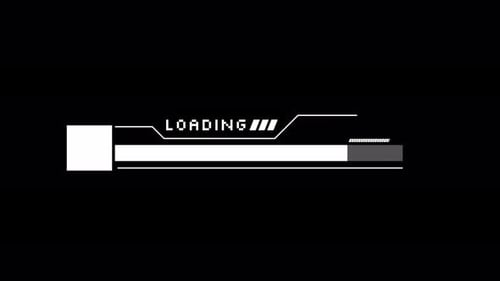Digital Glitch Loading Bar HUD Element