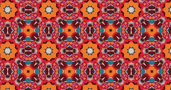 Dynamic Abstract Geometric Kaleidoscope Pattern Background, Backgrounds ...