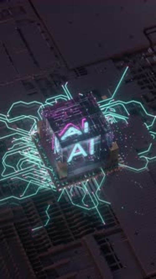 Activation du processeur AI à l'aide de connexions à circuit lumineux