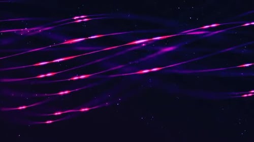 Blue And Red Lights Lines Animation Loop