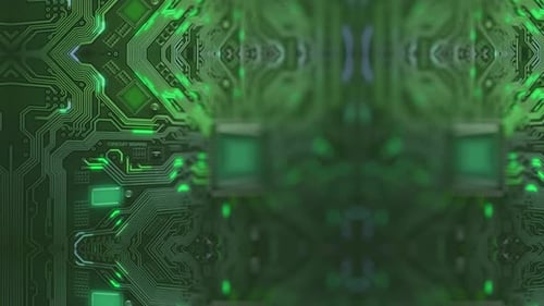 Circuit Board Background - Computer, Data, Technology