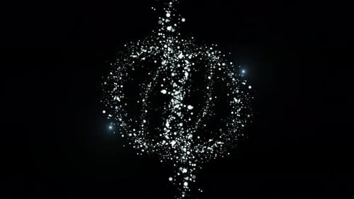 Fundo de partículas cintilantes