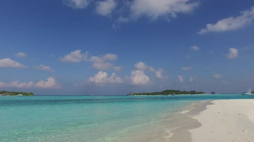 Travel, Tourism, Vacation and Summer Holidays Concept - Sea Shore of Maldives