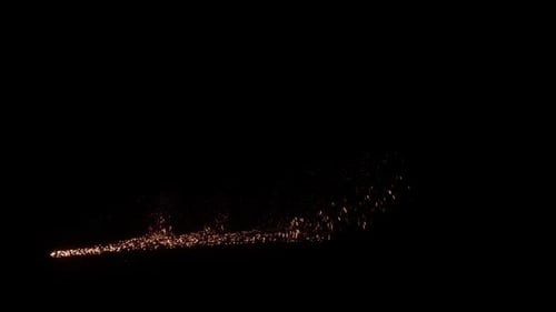 Golden Glitter Particle Trail Magical Reveal Animation