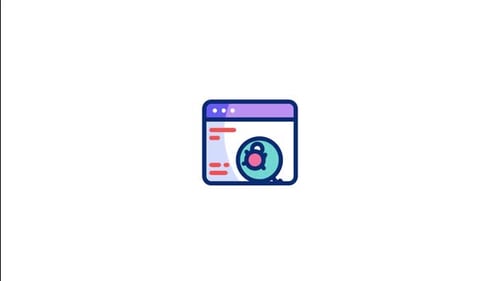 Animated Browser Bug and Magnifying Glass Icon
