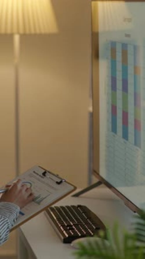 Woman working in the office