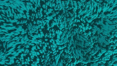 Abstract Spiky Fluid Textured Background Loop