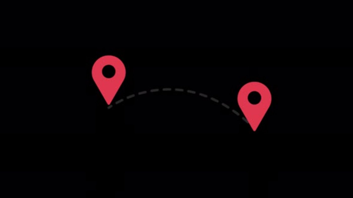 Location Pin with Path Animation Video - Transparent, Backgrounds ...
