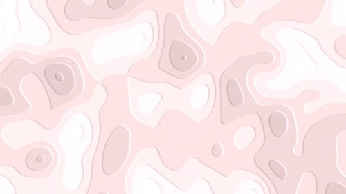 Animated Pink Abstract Contour Line Fluid Background