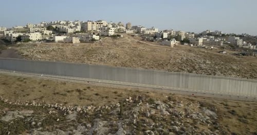 East Jerusalem security wall flight