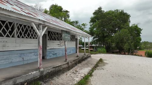Educational Heritage School Aerial Landscape