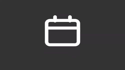 Ícone de Ui de linha branca de programação animada