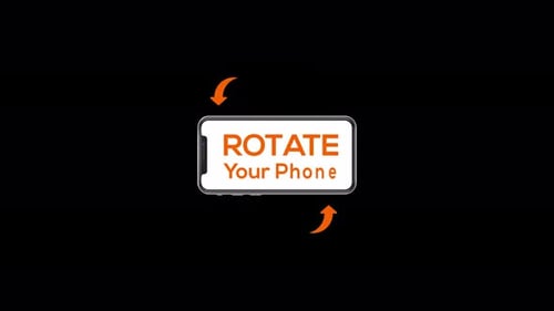 Gire a animação do seu telefone