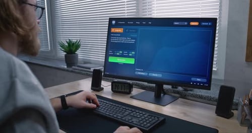 PC Screen Shows AI Chatbot Generating Detailed Image Portrait of Ballerina