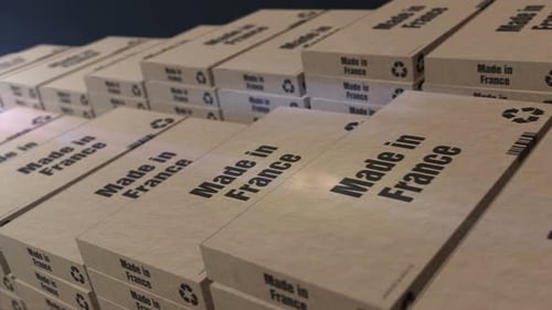 Made in France box pack production loopable seamless
