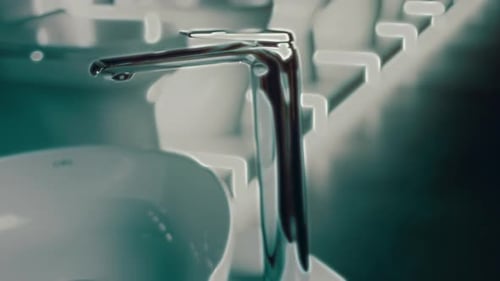 Rotierende Toilettenschüssel, Urinale und Bidet