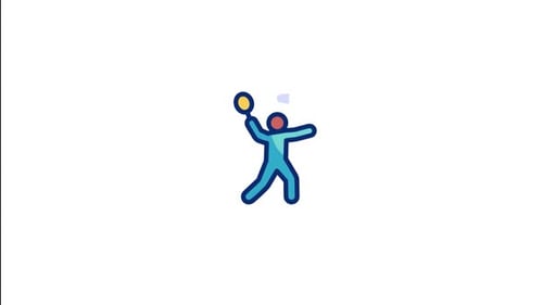Badminton Animated Icon