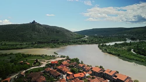 Confluence of Rivers in Mtskheta Georgia