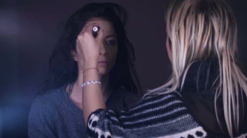 Make-up Artist Applying Make-up to Woman